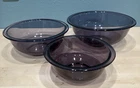 Pyrex Amethyst Purple Nesting Mixing Bowls (Set of 3) #s 322, 323, 325 USA Made