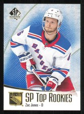 2021-22 SP Authentic Top Rookies Blue #TR30 Zac Jones