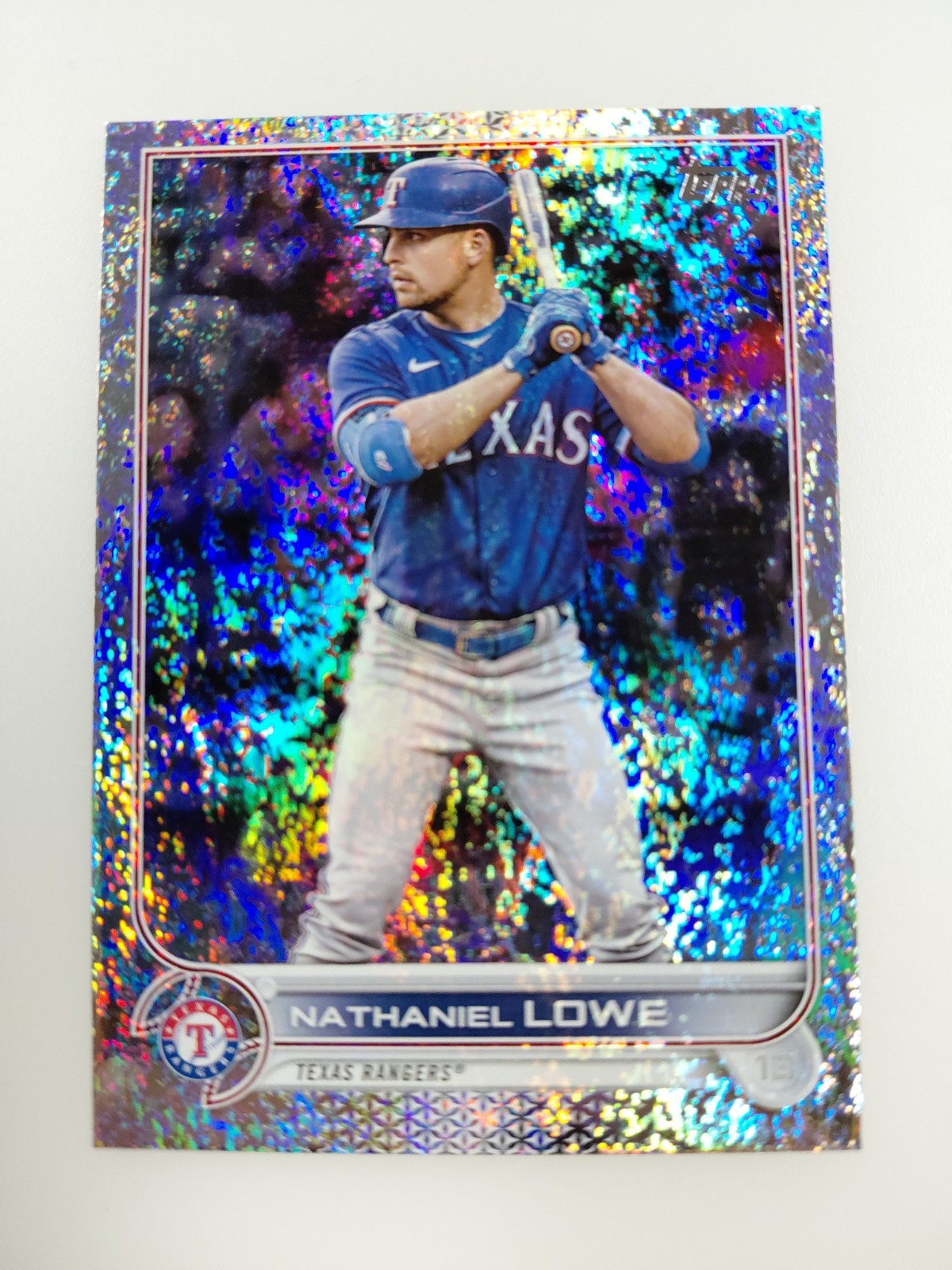 2022 Topps Series 2 - Nate Lowe #551 Foilboard /390