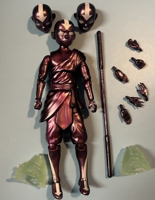 AVATAR THE LAST Airbender: Aang Cosmic Energy & Jet Figure In Set 5