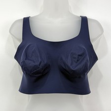 Evelyn Bobbie The Bobbie Scoop Bra Womens XL Navy EB Core Seamless Wireless