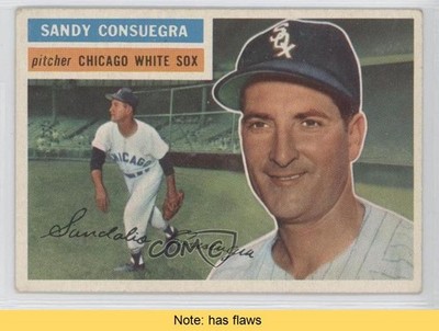 1956 Topps Sandy Consuegra #265 READ a8d