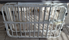 CARLSON PET PRODUCTS WHITE METAL EXPANDABLE GATES FOR BABIES OR SMALL PETS