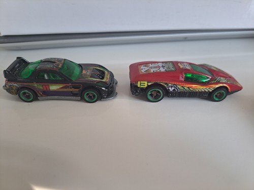 Hot Wheels Highway 35 Street Breed 13 Silver Bullet & 24/Seven Autos
