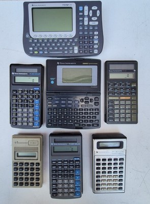 Texas Instruments Taschenrechner Konvolut - Vintage