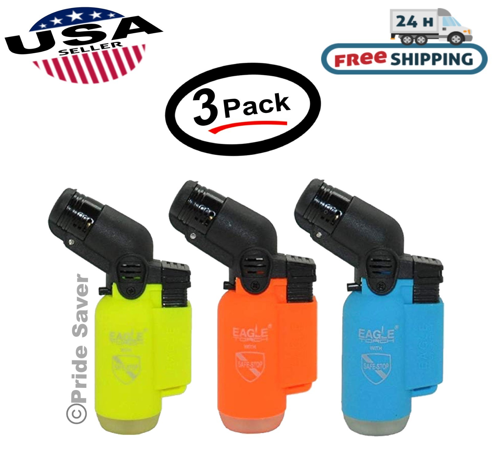 Angled Limited Edition Windproof Refillable (3 Lighter)
