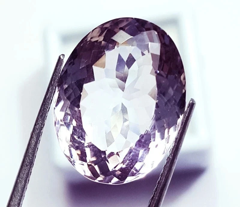 100% Natural VVS1 Rose DE France Amethyst 18.90Ct Certified Loose Gems~Free Gift - Image 2 of 4