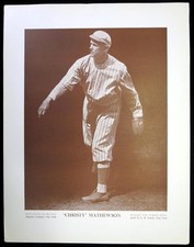 1940's M114 Christy Mathewson Baseball Magazine Premium Photo