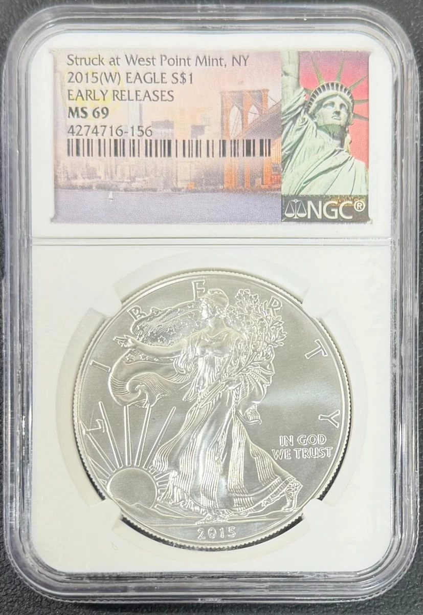 American Eagle NGC 2015 Silver Bullion Coins for sale | eBay
