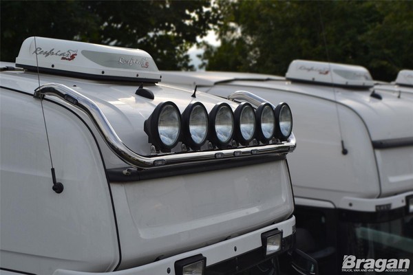 DachträGer + Leds + Spotlampen FüR DAF XF 106 13+ Space Cab Aus Edelstahl Lkw-image