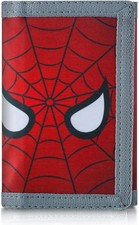 Kids Wallet for Boys Ages 4-18 Novelty Trifold with Spider Hero Id Window