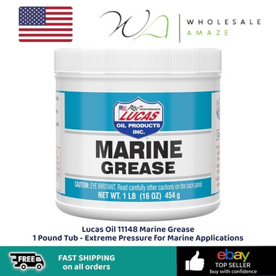 #ad #ad Lucas Oil 11148 Marine Grease 1Pound Tub Extreme Pressure for Marine Application $19.99
