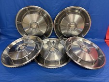 Vintage Set Of 5 1967 Cadillac 15 Hubcaps Deville Fleetwood