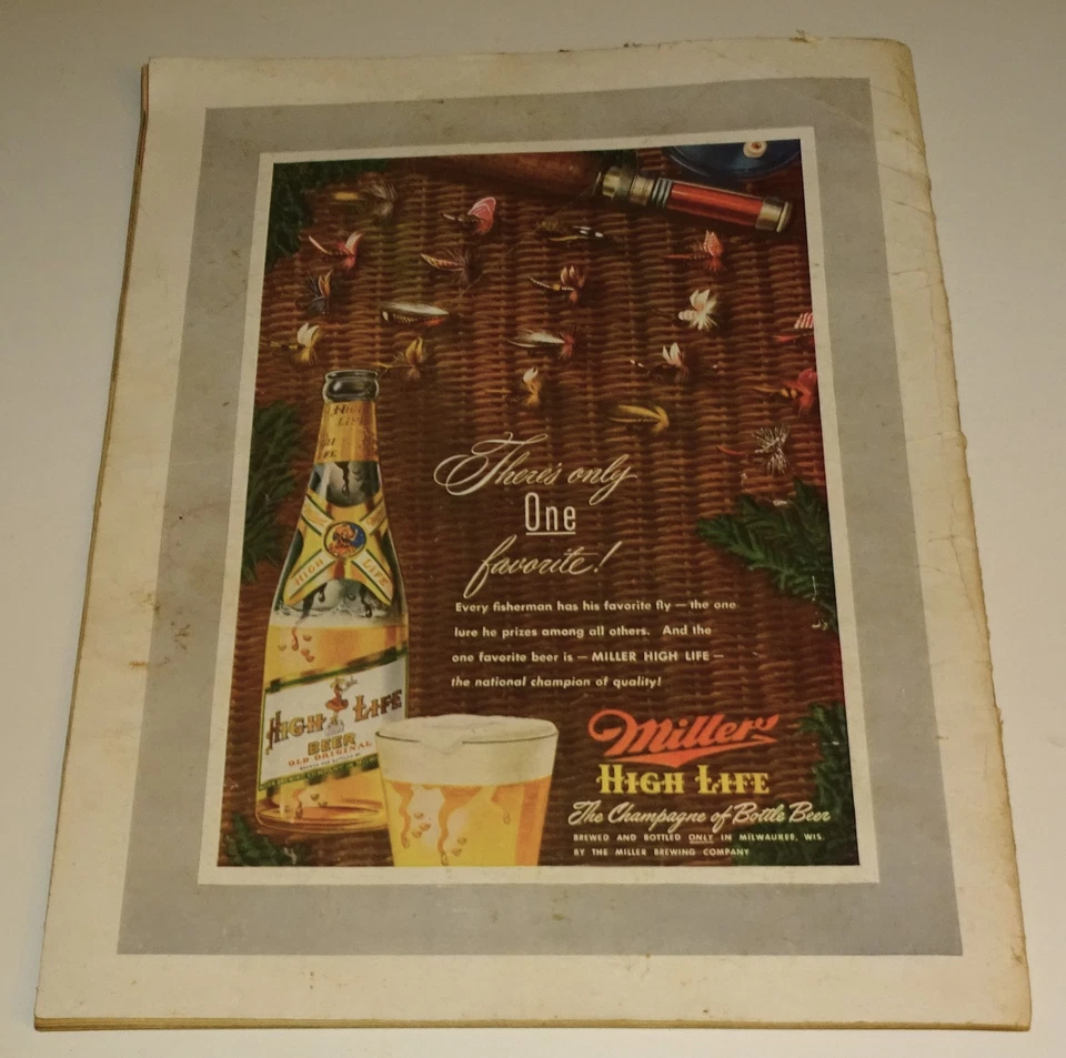 1950 Sports Review Baseball (oversized magazine) Jackie Robinson on cover (torn) - Image 2 of 4