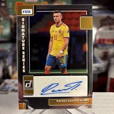 Rafael Santos Borre 2022-23 Panini Donruss FIFA Colombia AUTO   MINT