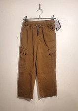 Art Class Brown Drawstring Cargo Pants, Boys Size Small 6-7 , NWT