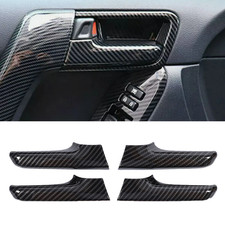 Carbonfaser Innentürgriff Abdeckung Trim 4PCS für Toyota 4Runner 2010-2024