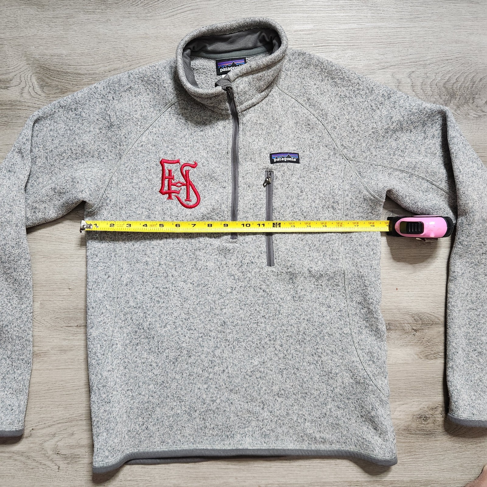 Patagonia Better Sweater Mens size Small Gray 1/4 Quarter Zip Fleece Pullover thumbnail 6