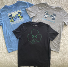 Lot of 3 - Youth UA Under Armour T-Shirts, YMD Medium Cotton Blend