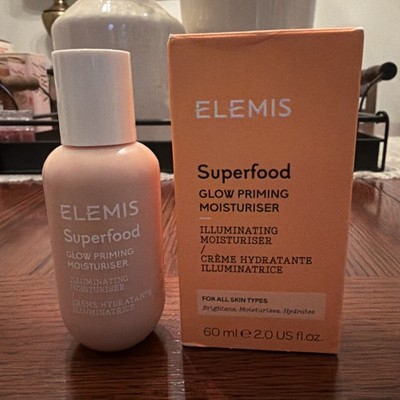 Elemis Superfood Glow Priming Moisturizer, 2 fl oz Illuminating Moisturizer NIB