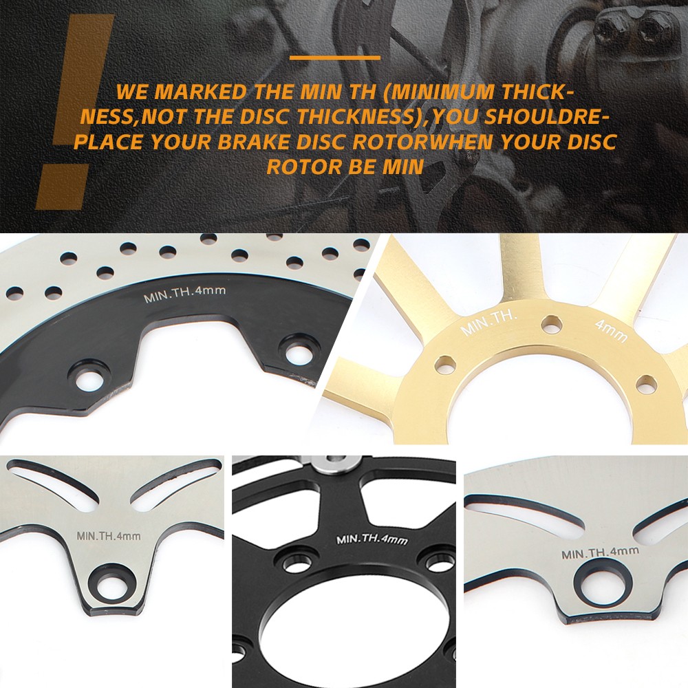 for Kawasaki Pair Front Brake Rotors Discs Ninja 1000 ZX10RR