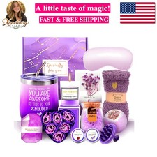 12 Piece Spa Gifts Set for Women, Self Care Gift Basket for Mom Wife Her, Rel...