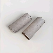 Empty Cardboard Toilet Roll Inner Tubes, 50-Pack for Arts, Crafts, and Seedlings