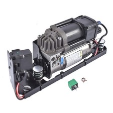 Air Suspension Compressor Pump with Valve Block & Relay Replacement for BMW 5er