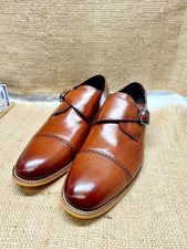 Stacy Adams Men's Desmond Cap Toe Monk Strap Dress Shoe-Size 12M New-No Box