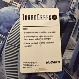 Blazing Lazers (TurboGrafx-16 Turbo Grafx ) HuCard Game Only