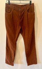 Prada Milano Brown Corduroy Tapered Fit Trouser Men's Sz 34 Designer Italian