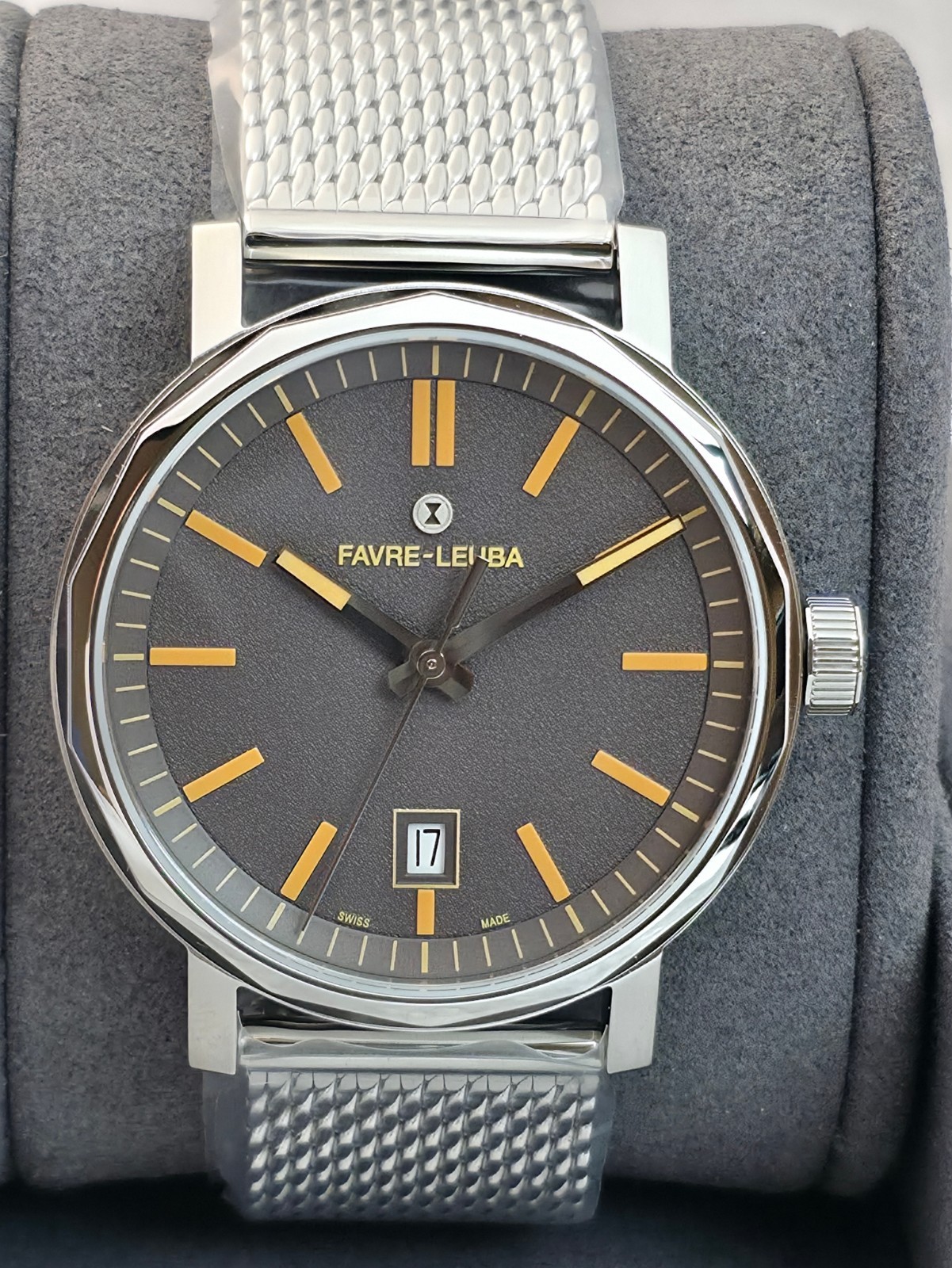 watch Date Favre-Leuba Sandow men 40mm Steel - vintagewatches.pk