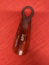 Ritz Carlton Faux Tortoise Shell Shoe Horn Vintage USA Advertising