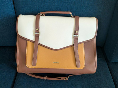 Damen Laptoptasche Leder Umhängetasche wie neu!