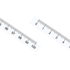 Adhesive Tape Measure - [1M x Left to Right Read] Sticky Ruler, Transparent