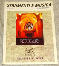 STRUMENTI  E MUSICA RIVISTA DI MUSICA E STRUMENTI  MUSICALI N°10   1990