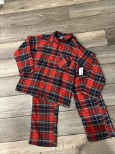 Child Flannel Plaid Pajamas Size 5 Old Navy