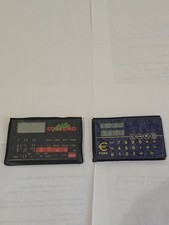 Due calcolatrici in euro vintage