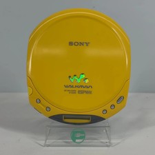 Sony Walkman CD Portable Disc Player Yellow D-E220