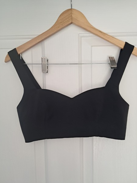 Glassons Black Crop Top Bra Size S Like New