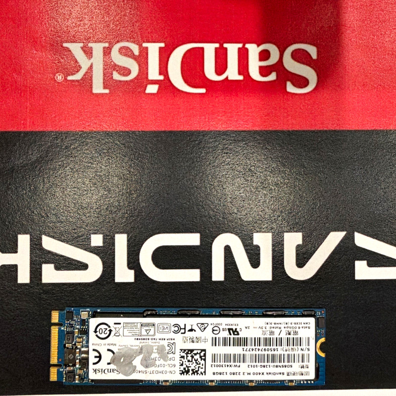 SanDisk SD8SN8U-128G-1012 X400 128GB M.2 2280 SATA III SSD Blue Laptop PC