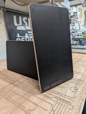 Tischplatte 15 mm Hexa Grip schwarz