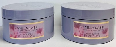 *NEW* VANILLA EASE ~ 2PK ~ BODY BUTTER ~ Bath & Body Works ~ SHIPS FREE!