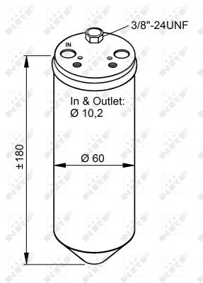 ✅Fits NRF 33319 RECEIVER DRIERS  ⭐UK Seller⭐