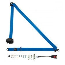 Front Automatic Seat Belt For Porsche 914 Series Coupe 1969-1975 Blue