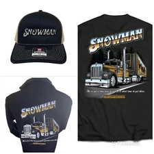 Big Rig Trucks BRT Trucker  "Snowman" Graphic T-Shirt, Hoodie, Hat 18 Wheeler