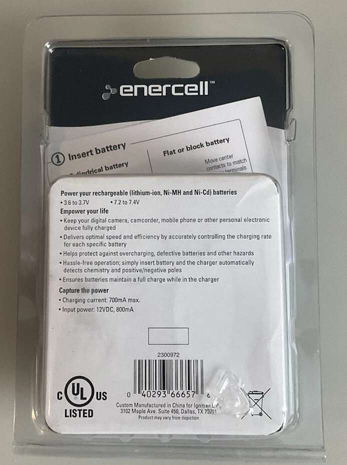 Enercell University Battery Charger 23-972 - Image 2 of 2