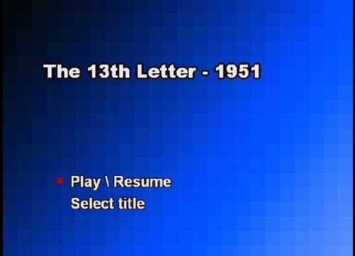 The 13th Letter DVD - Linda Darnell dir Preminger Vintage Mystery Film Noir 1951 - Picture 2 of 6