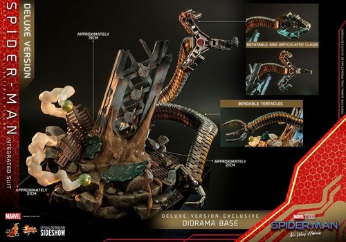Action Figure Spider-Man No Way Home Movie Masterpiece Deluxe 1/6 - Foto 2 di 24