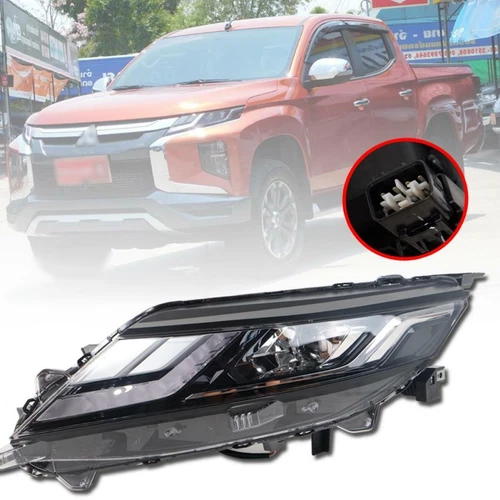 LED Headlights For Mitsubishi Triton L200 19-20 DRL Sequential Signal Front Lamp - Picture 2 of 10